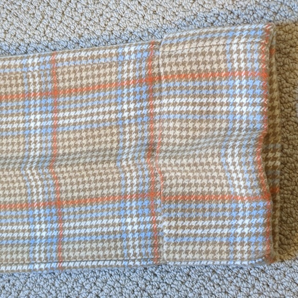 Ottod'ame plaid wool High rise wide leg pants - Picture 6 of 13